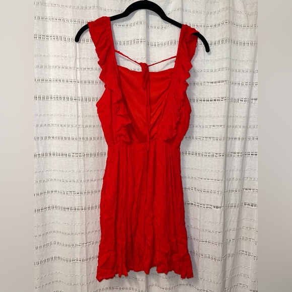 Red Backless Dress - Picture 2 of 2